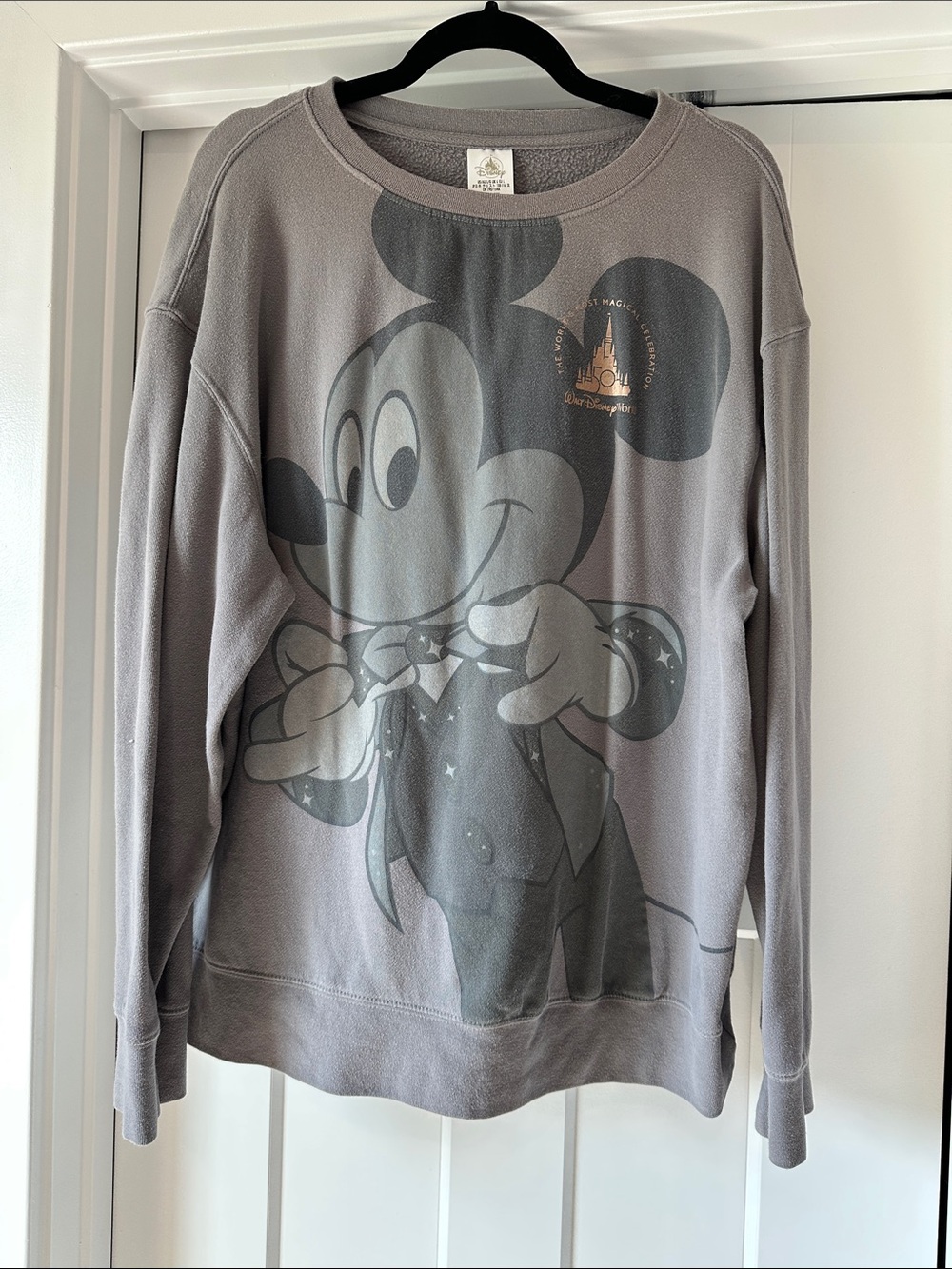 Disney Gray Mickey Mouse WDW 50 Sweatshirt